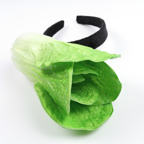 Creative cute personality funny three-dimensional vegetable headband radish pepper eggplant green vegetable headband women's hair accessories hairpin