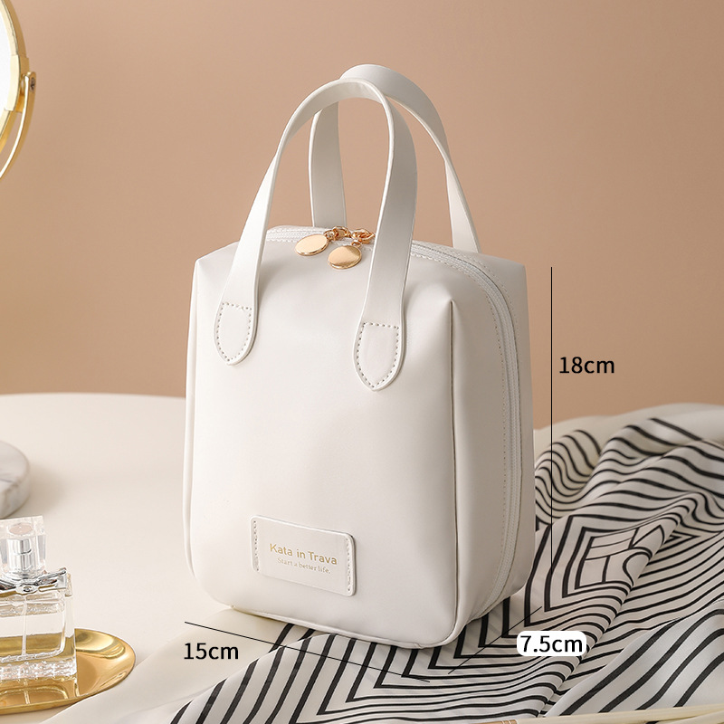 Bolsa de cosméticos para mujeres 2023 nuevo portátil de gran capacidad portátil impermeable cuidado de la piel cosméticos bolsa de almacenamiento chica Corazón de almacenamiento