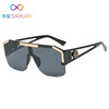 Lens, decorations, sunglasses, trend protecting glasses, European style