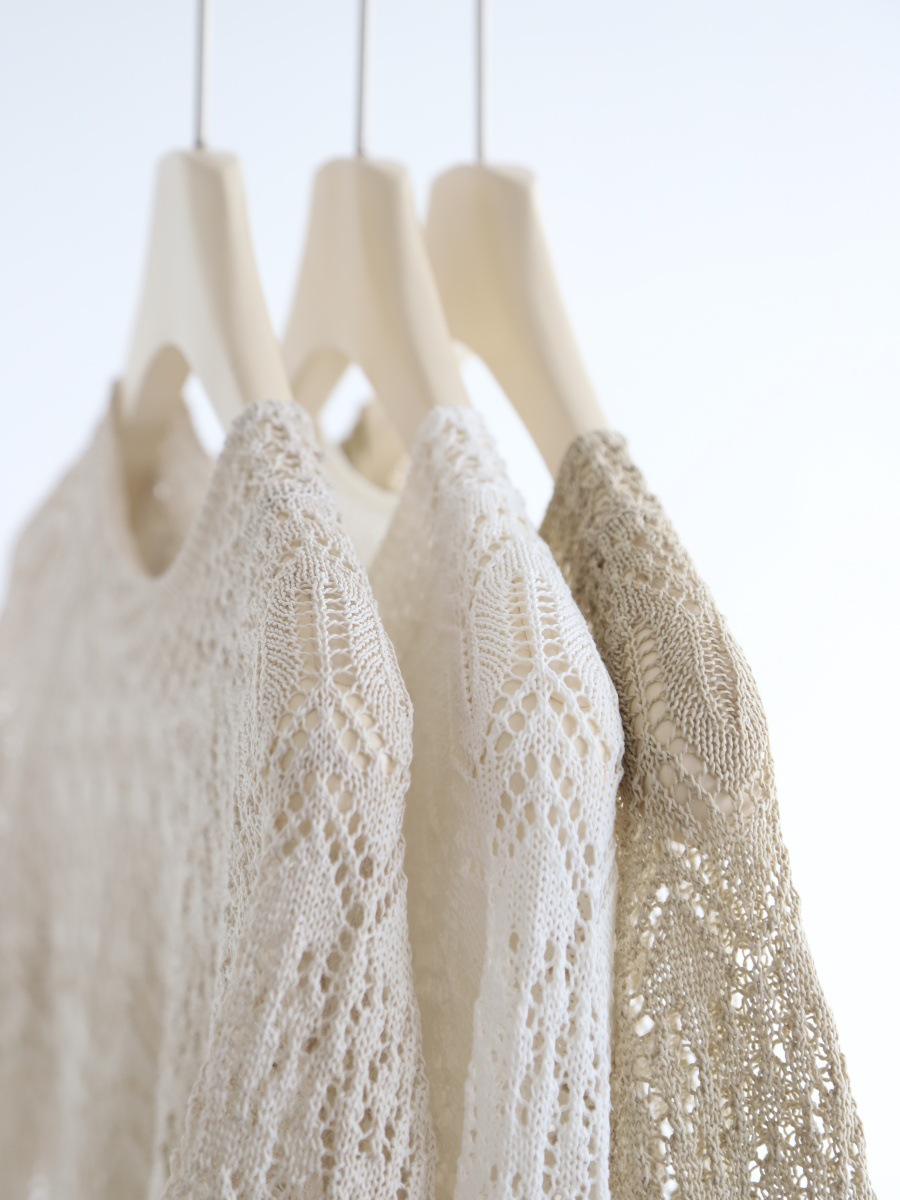 Import knitted summer sweater with a round collar, T-shirt, with short sleeve 2