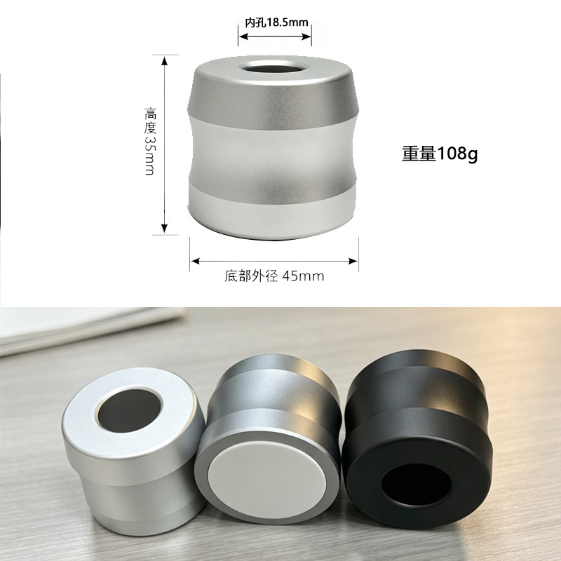 큰 얇은 허리 실버 18.5mm 내부 구멍