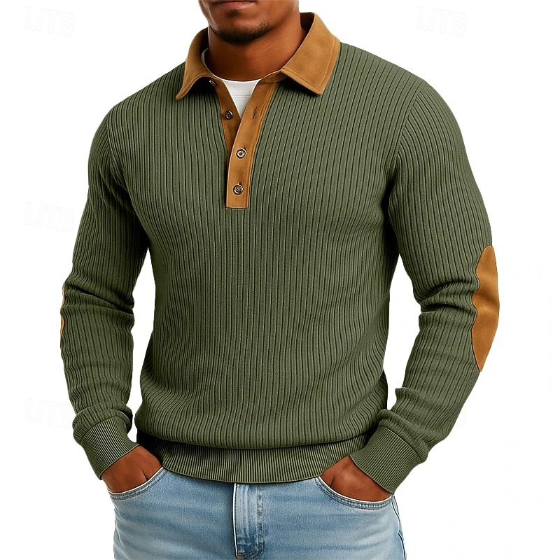 New Autumn And Winter Cross-border Best-selling Men's Outdoor Jacket, Corduroy Casual Turn-down Collar_voghion.com