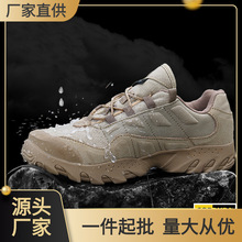 户外沙漠战术靴城市通勤低帮登山鞋耐穿迷彩