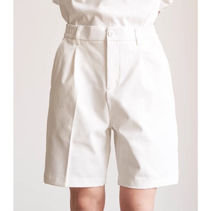 Pantalones cortos de lujo ligero para hombres, pantalones de cinco puntos, cintura elástica, pantalones de verano, comercio exterior, lotes transfronterizos