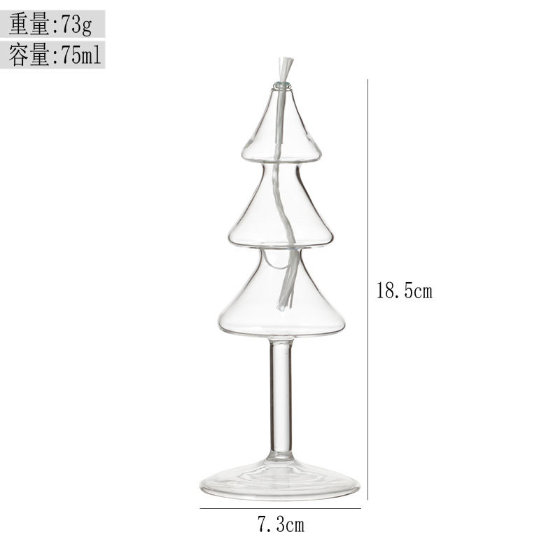 Creativo candelabro de cristal estilo europeo lámpara aceite simple personalidad romántica vela cena transparente decoración del hogar