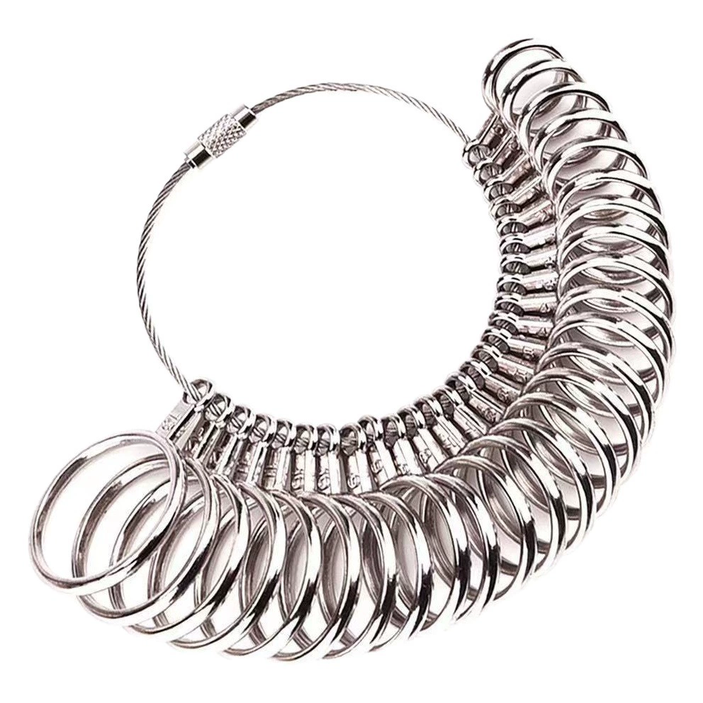 Стандартное косметическое металлическое кольцо Размер измерительного кольца измерительное кольцо измерительное устройство размер пальца измерение окружности пальца