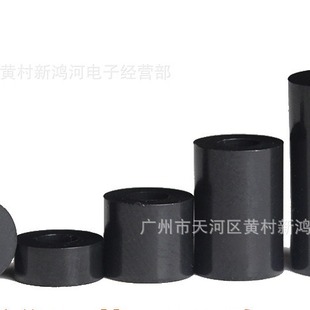 Outer diameter 14 inner diameter 8.2 ABS round through column plastic spacer round hollow cushion column support column Black
