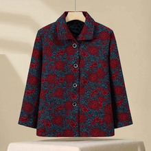 中老年人秋装奶奶装春装外套新款上衣女妈妈装老太太衣服40到70岁