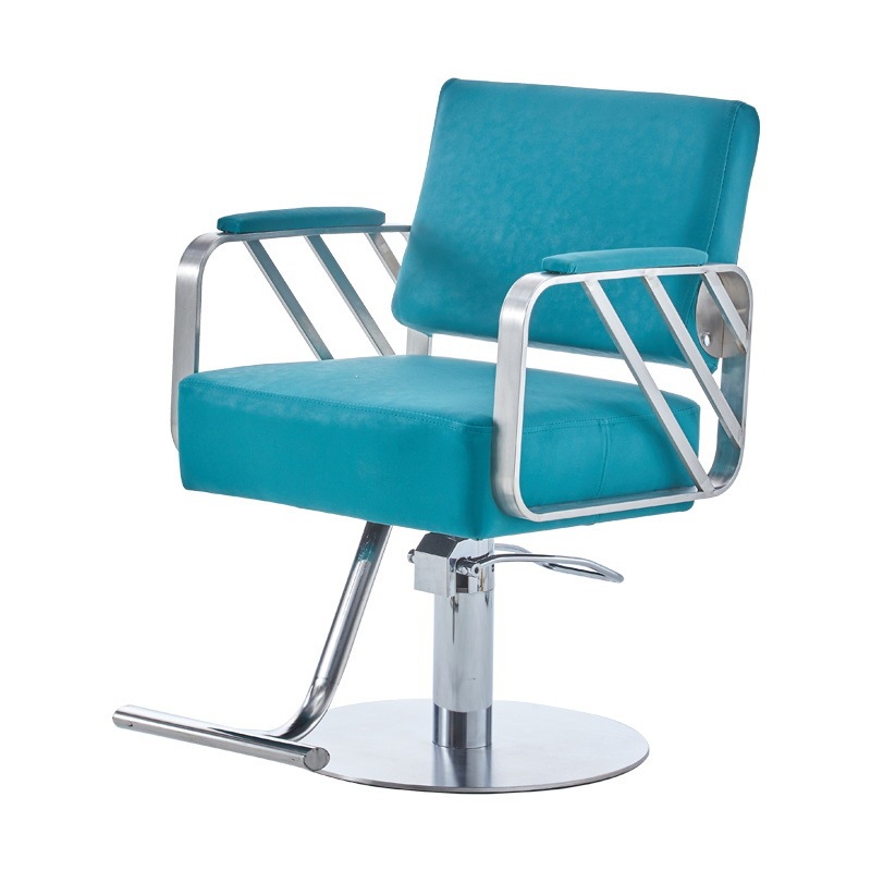 Fábrica directa barbería silla salón de peluquería silla de corte de pelo elevador red silla de acero inoxidable corte de pelo