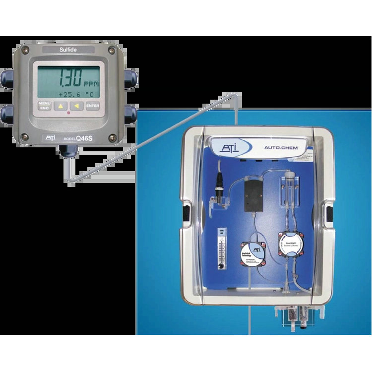 美国ATI Q46H/62-63在线式余氯监测仪 极谱化探头 流通或浸入式安