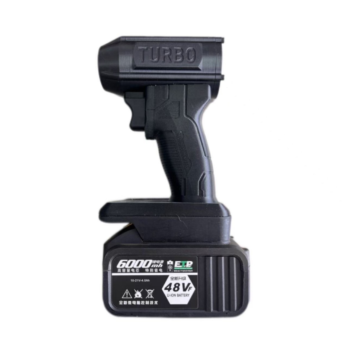 Hand-held 40 turbocharged violence fan decoration dust removal inside the car home cleaning courtyard