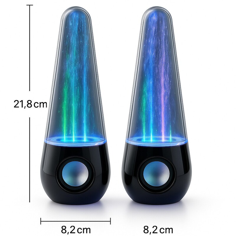 Cross-Border Popular Tumbler Bullet Water Dance Speaker with Cable USB Power Supply Led Colorful Light Dropshipping Cross-Border Popular Tumbler Bullet Water Dance Speaker with Cable USB Power Supply Led Colorful Light Dropshipping