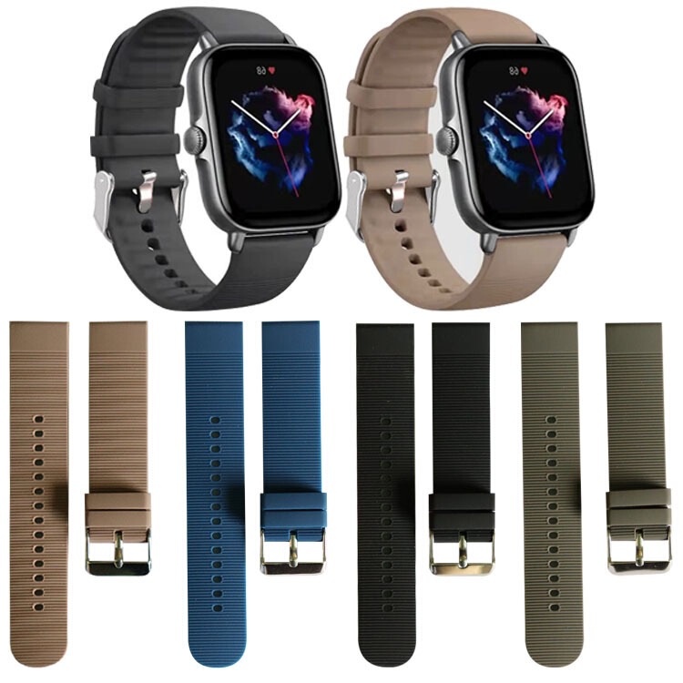 Suitable for Huami Amazfit Gts 3/ Gtr 3Pro Official 20mm Silicone Watch Strap in Stock