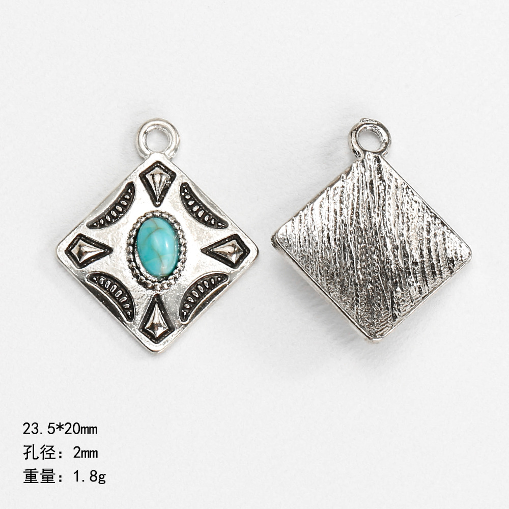 Transfronterizo europeo y americano personalizado estilo étnico bohemio turquesa con incrustaciones de collar pulsera DIY accesorios de la joyería Accesorios