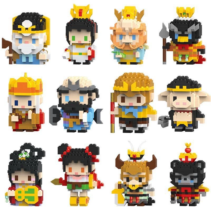Cartoon doll, constructor, toy, journey to the west