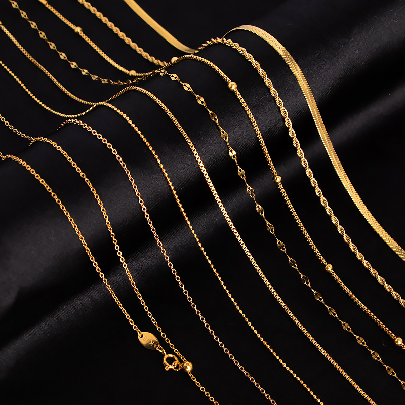 8g Weight Chain Jewelry Making Type DIY Jewelry Accessories Classification 1 Piece Quantity Titanium Steel Material 1 Piece Titanium Steel Jewelry Accessories Chain
