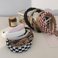 增高顱頂發箍女款2024新款洗臉發卡高級感百搭外出髮帶顯臉小頭箍