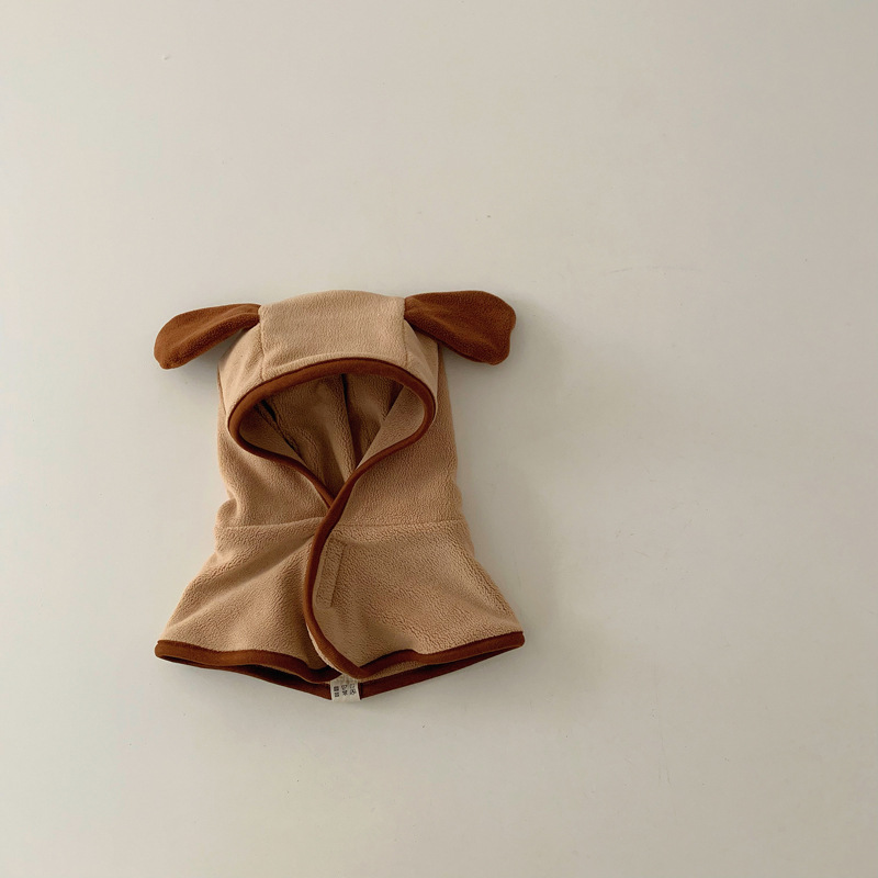 Invierno sombrero de niños bufandas sombrero de un solo bebé para hombres niñas sombrero de peluche caliente sombrero de peluche bebé sombrero
