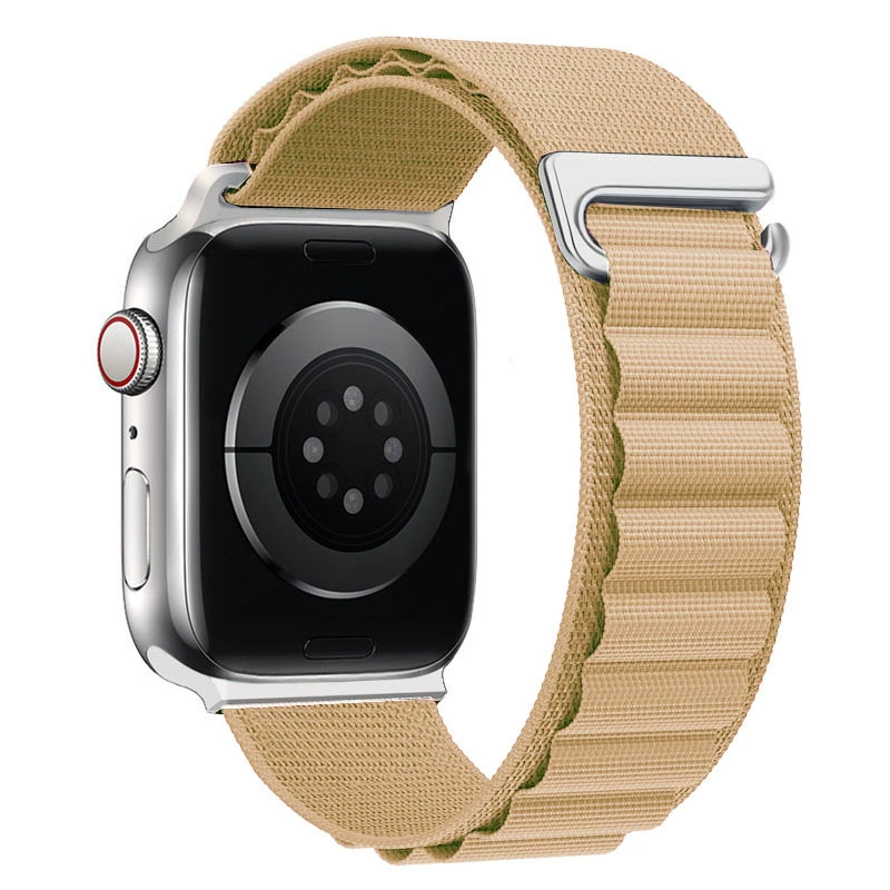 Apple, нейлоновый ремешок для часов, "Mountain cloud" чай, 49 мм