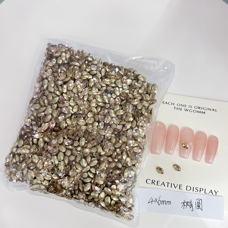 [KKK04-09] champagne Oval 4 * 6mm