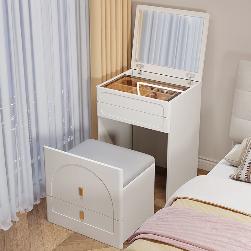 Cream Style Flip Dresser Bedroom Simple Modern Popular 50cm Bedside Table Integrated Small Apartment Dressing Table