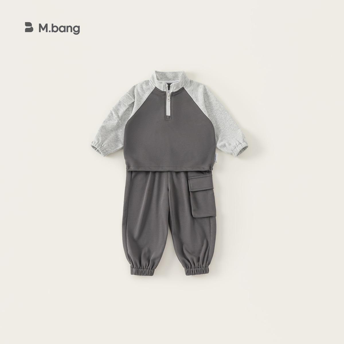 Ropa para niños Youbao, traje para niños, estilo nuevo de primavera y otoño 2026, sudadera con cuello alto para niños, pantalones deportivos casuales, conjunto de dos piezas image 7