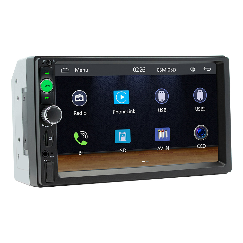 Transfronterizo Apple carplay 7 pulgadas coche Bluetooth reproductor MP5 tarjeta de coche radio prioridad de marcha atrás image 6
