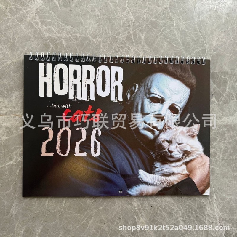 跨境新品2026年有趣的小狗柯基日历 Corgi 2026 Wall  Calendar|undefined