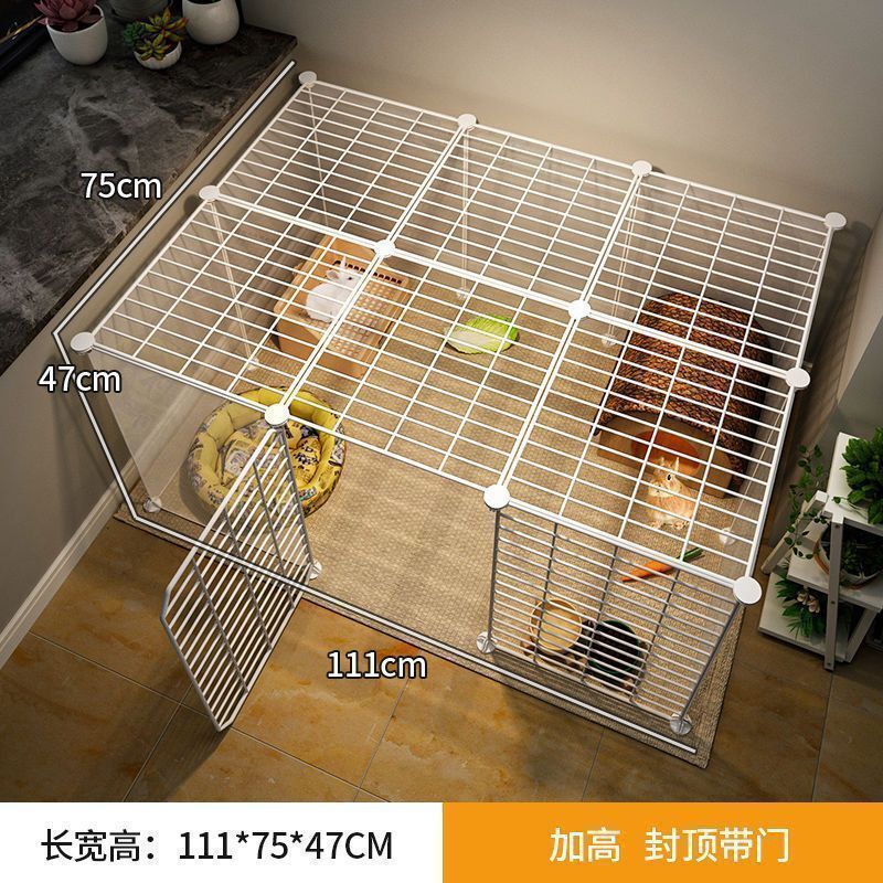 荷兰猪笼子新式家用大号室内专用豚鼠兔子窝别墅房子宠物柜笼围栏|undefined