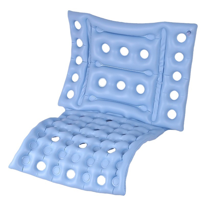 Cojín para silla de ruedas anti-escaras, inflable, transpirable, manual, al por mayor