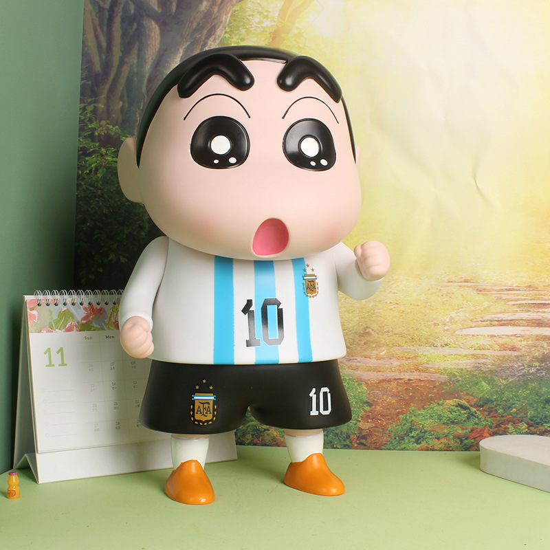 Massey N ° 10 Jersey crayón Xiaoxin mano Oficina 1 a 1 decoración periférica lindo gran muñeca regalo japonés genuino