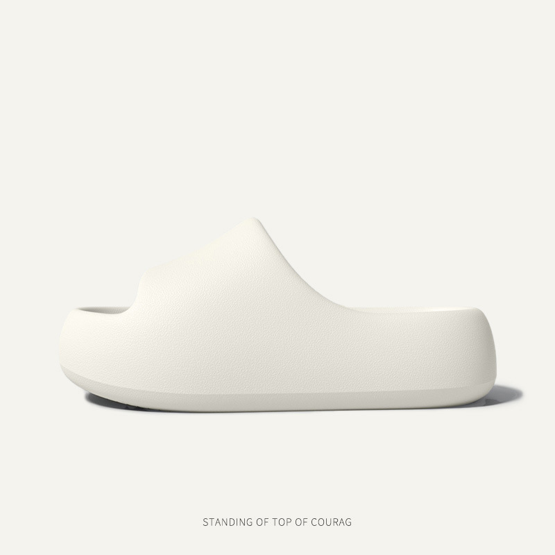 Women's Thick-soled Summer Slippers Solid Colour Home Casual Shoes_voghion.com