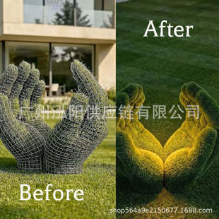 Artistic Hand-Shaped Gardening Trellis ˇ�g�ֹ����ͻ��@���