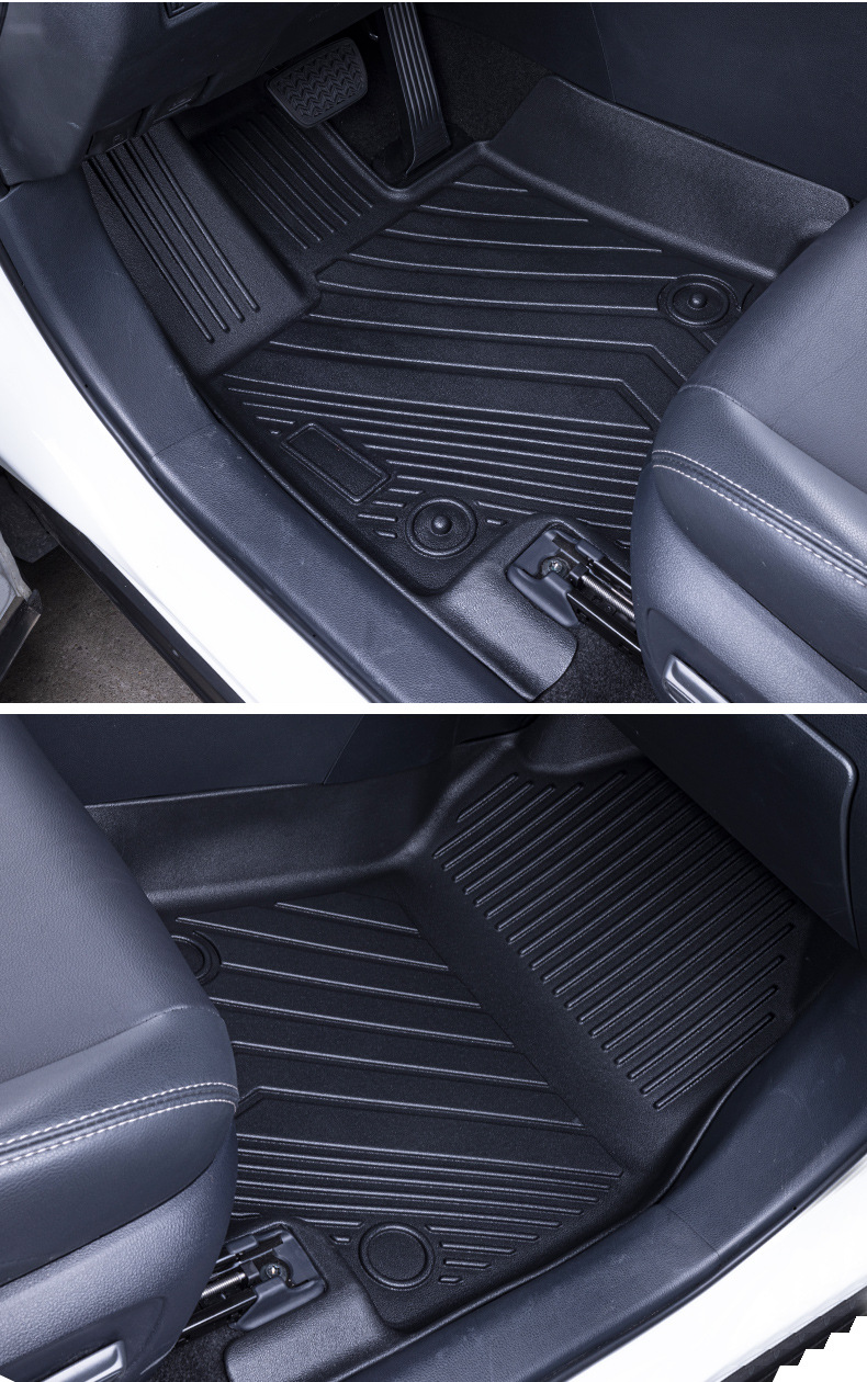 Tpe Car Floor Mats Waterproof Special Driver and Passenger Floor Mats Individual Rear Floor Mats Third Row Single Piece Mat