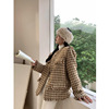 AA Thirteen 2022 winter Down coat Fur houndstooth Sense of design wool thickening Loy 3556