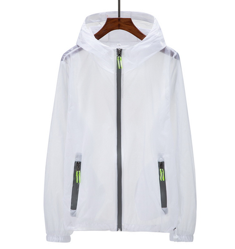 Cremallera reflectante para hombres talla grande ropa de protección solar pareja ropa de piel al aire libre ropa de pesca imagen impresa logo image 8