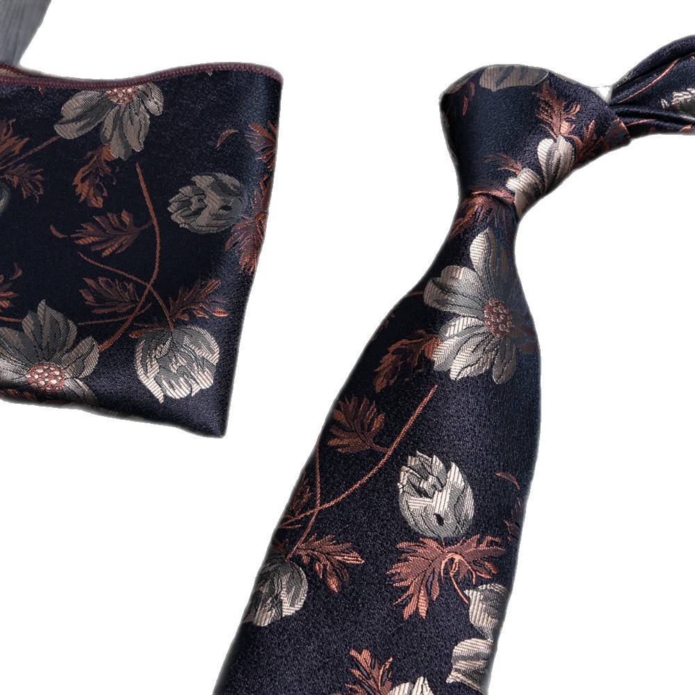 Conjunto de corbata y pañuelo para hombre accesorio formal rayado_voghion.com
