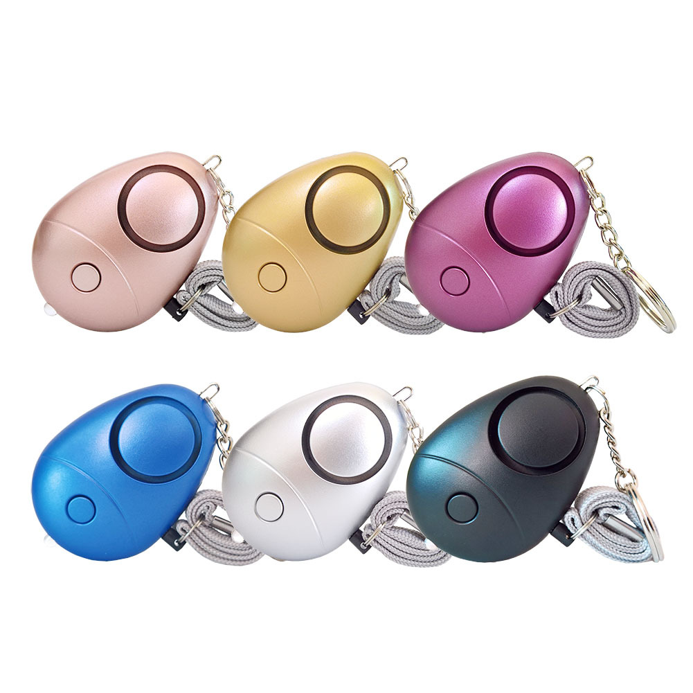Alarma Personal de Bolsillo para Mochila, Luz LED, 130 dB, para Mujeres