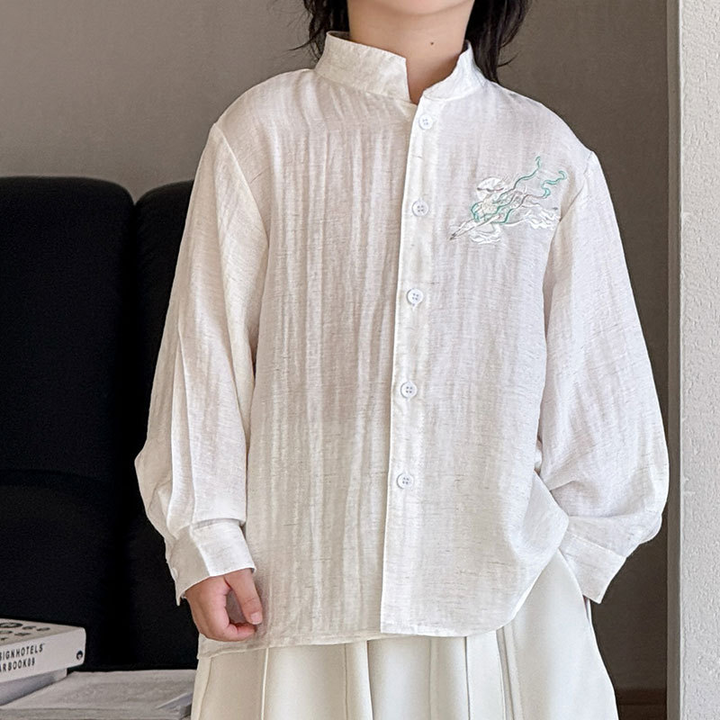 25127 одинарная белая рубашка