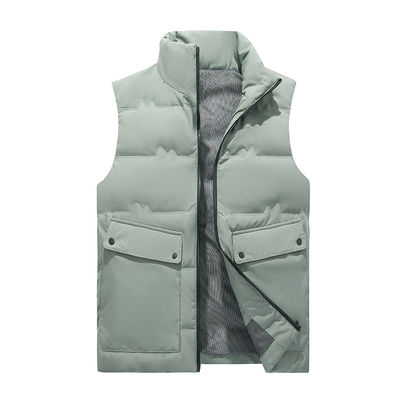 High-end suelto caballo clip chaleco de moda hombre chaleco de calentamiento chaqueta de plumón chaleco personalizado image 18