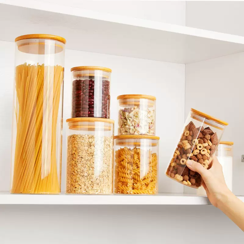 Glass tea, transparent storage system, set, (Cross-border trading)