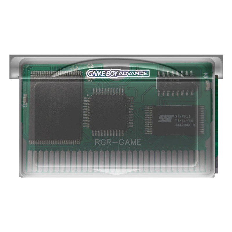 Tarjeta de juego GBA chip totalmente integrado 512K chip de memoria flash Pokemon Super juego modificado versión europea versión de EE. UU.