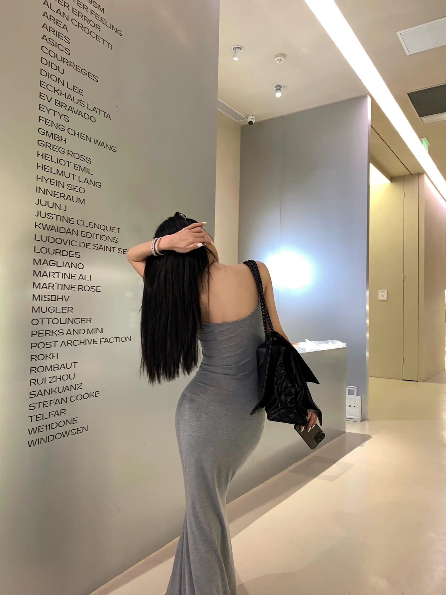 辣妹晕染连衣裙High Neck Skinny Dress with Black Suspender Dress