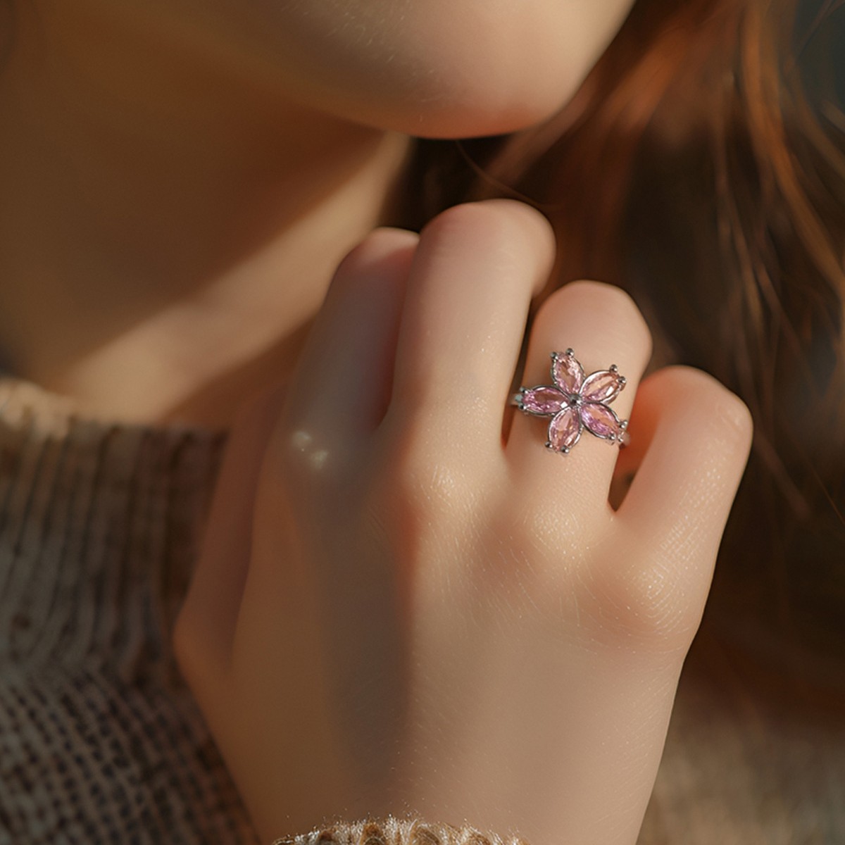 Stylish Fidget Ring For Stress Relief And Anxiety Management_voghion.com