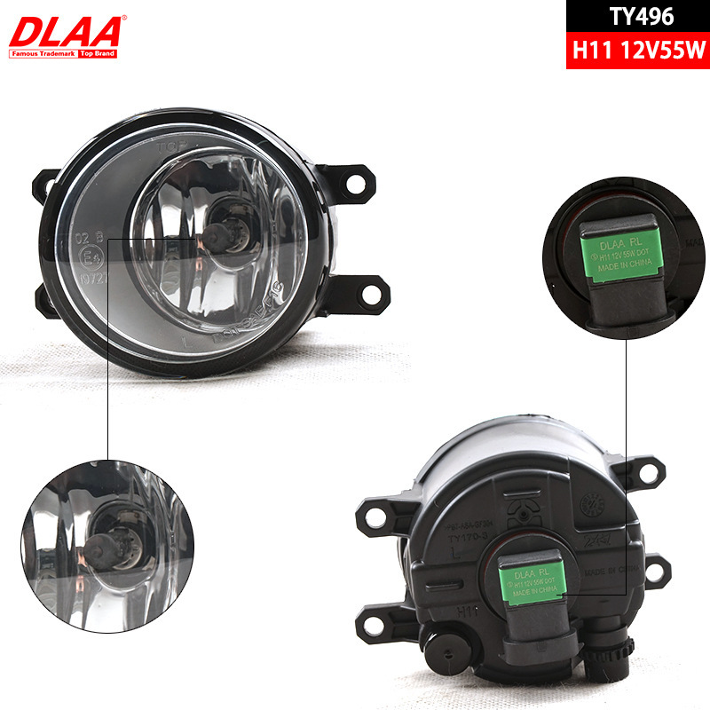 Aplicable a Toyota 12 13 14 importado Jarix conjunto de lámpara de niebla delantera lámpara de barra de luz antichoque conjunto original