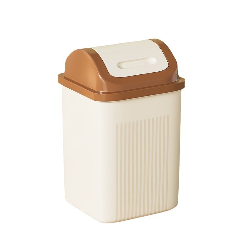 Basura del inodoro hogar 2023 nueva sala de estar cocina grande swing cubierta canasta de papel de gran capacidad inodoro cubo dedicado