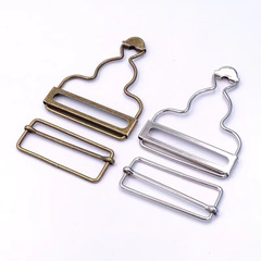 Metal belt adjustment buckle, backless skirt jeans, square buckle, antique bronze buckle