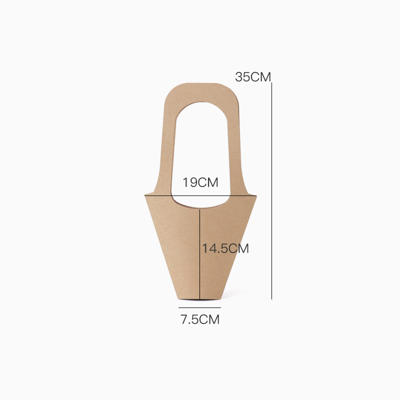 Bolsa transparente con ventana para arreglos florales del Día de la Mujer, caja para arreglos florales, materiales de embalaje para flores, bolsa de exhibición con ventana para decoración floral.