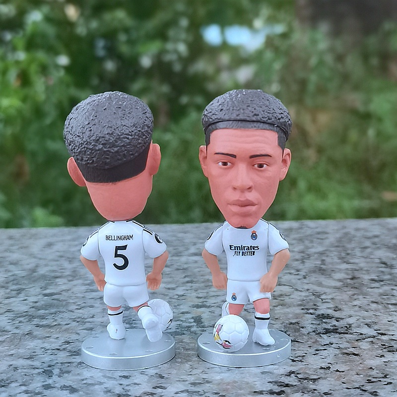 Jugador estrella Benzemahaland Vinicius C Ronaldo Messi Naymar Doll Mbappé Doll