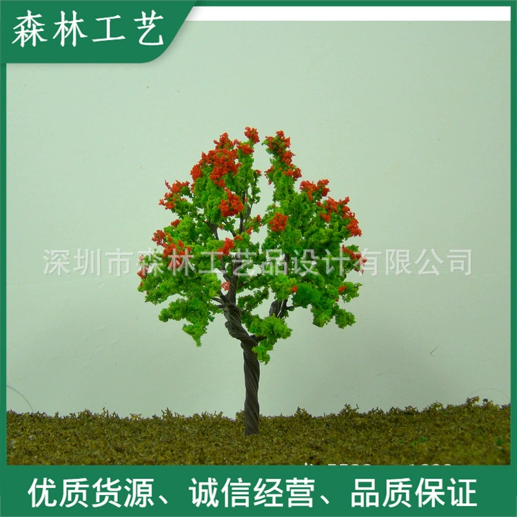 Оптовая Продажа с фабрики песочный стол модель здания дерево мох микро ландшафт аксессуары для украшения дерева 108-90B